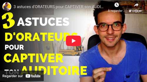 3 astuces pour captiver ton auditoire