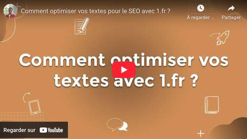 Optimiser vos textes pour le SEO